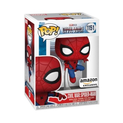 pop! marvel: captain america: civil war spider man build a scene [exclusive]