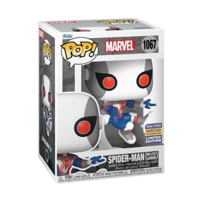 pop! marvel: spider man spider man (bug eyes armor) [wintercon convention exclusive 2022]