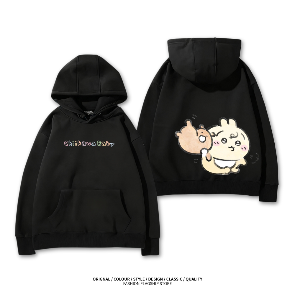 Chiikawa baby系列新款 親子情侶男女款連帽衛衣