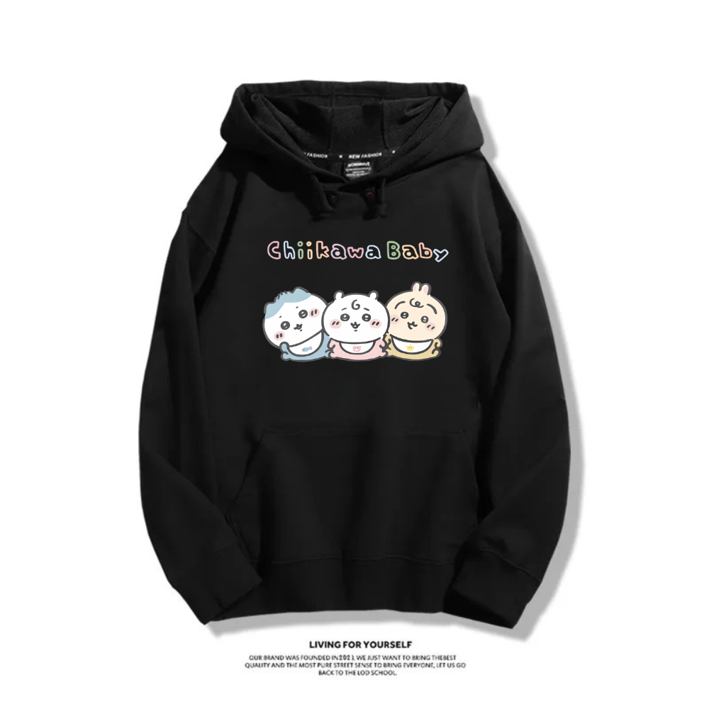 Chiikawa baby系列新款 親子情侶男女款連帽衛衣