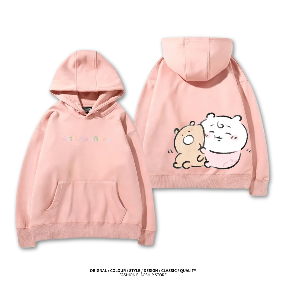Chiikawa baby系列新款 親子情侶男女款連帽衛衣