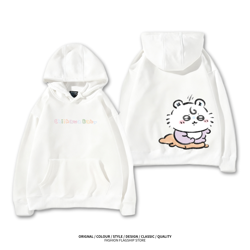 Chiikawa baby系列新款 親子情侶男女款連帽衛衣