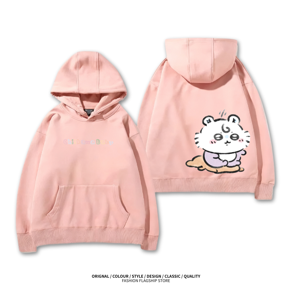 Chiikawa baby系列新款 親子情侶男女款連帽衛衣