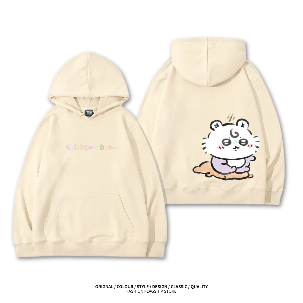 Chiikawa baby系列新款 親子情侶男女款連帽衛衣