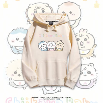 Chiikawa baby系列新款 親子情侶男女款連帽衛衣