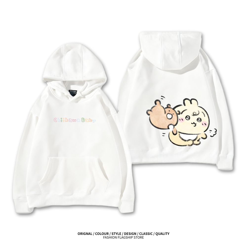 Chiikawa baby系列新款 親子情侶男女款連帽衛衣