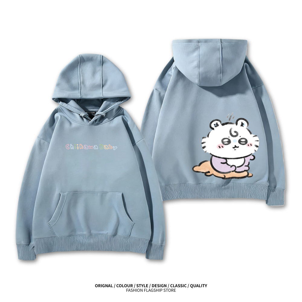 Chiikawa baby系列新款 親子情侶男女款連帽衛衣