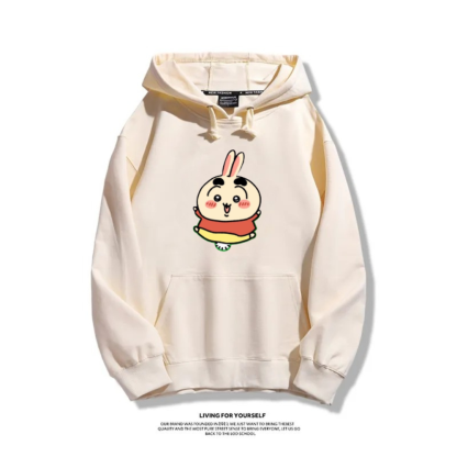 Chiikawa X 蠟筆小新新款 親子情侶男女連帽衛衣