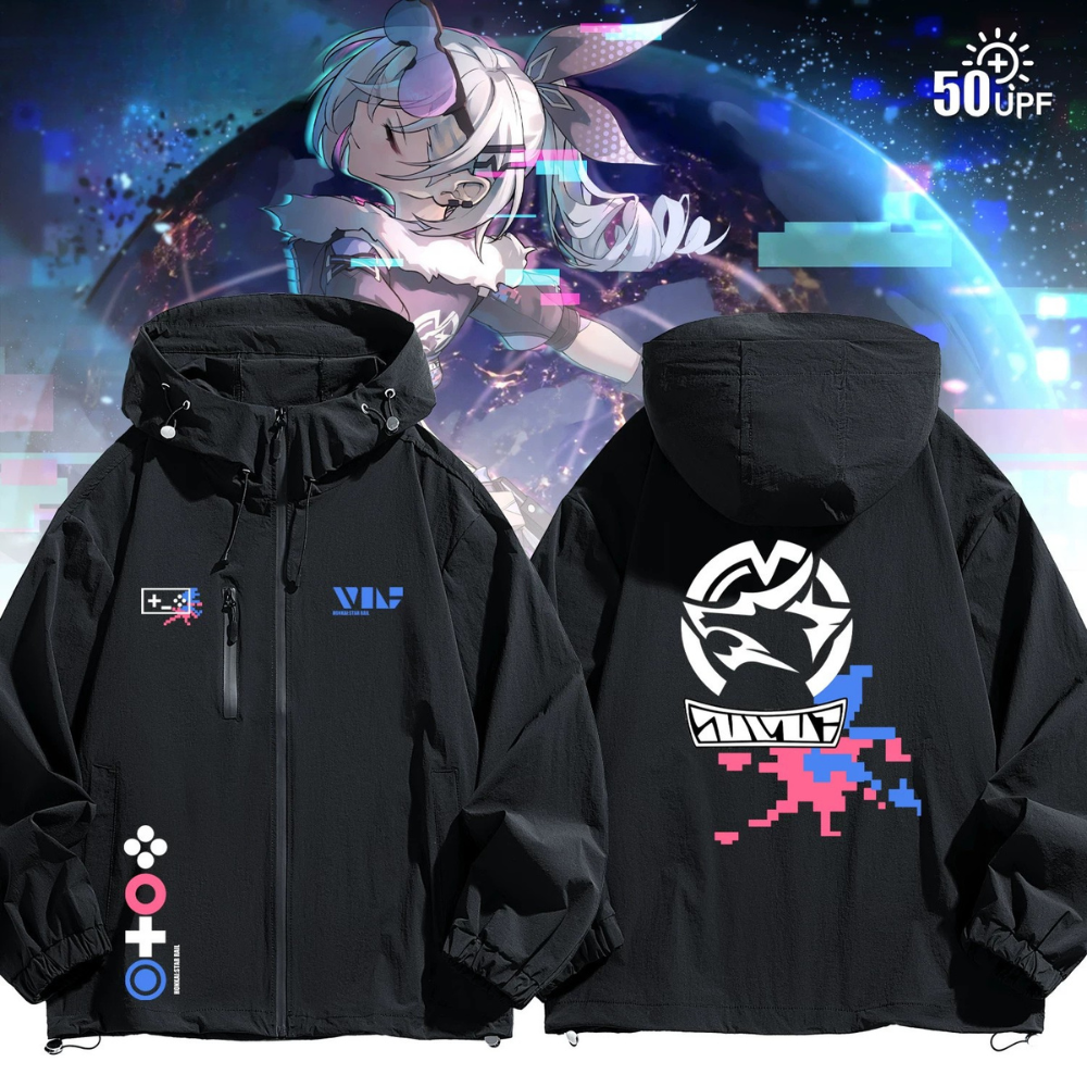  星穹鐵道銀狼LV999 周邊男女輕薄透氣防曬服外套