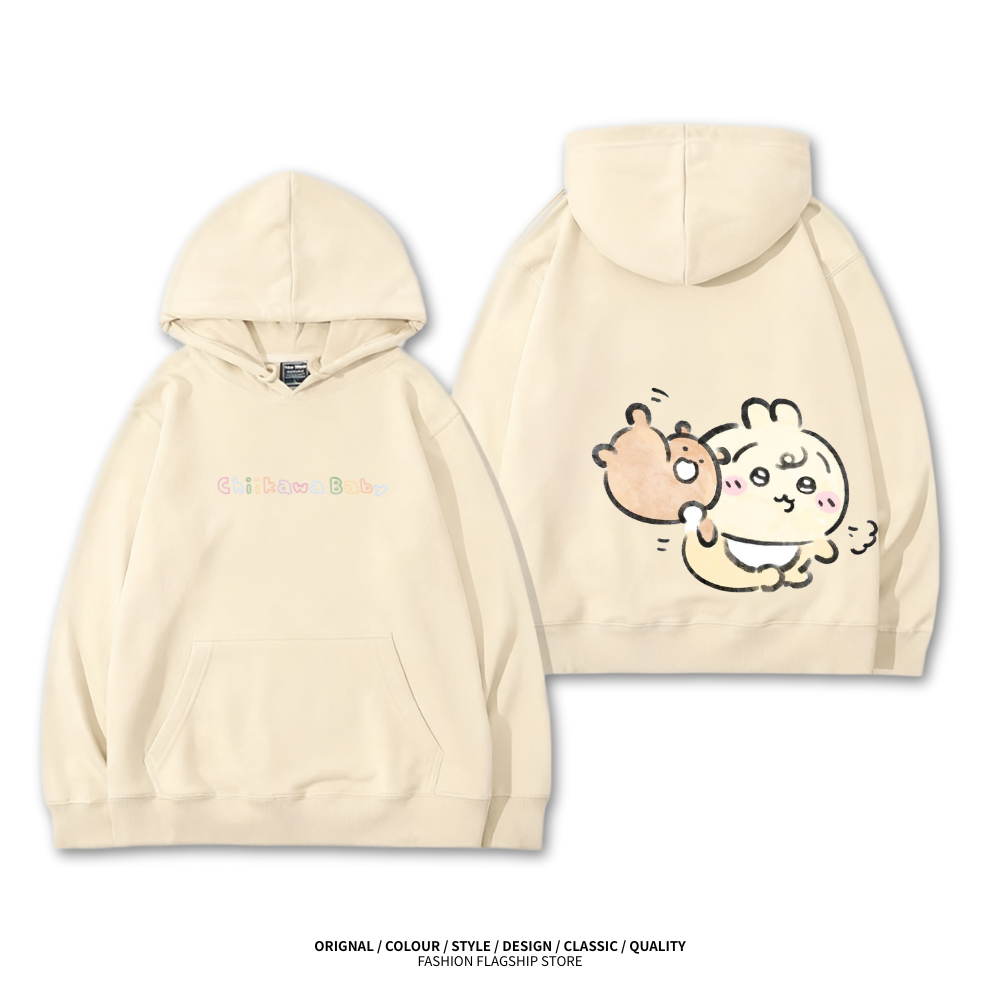 Chiikawa baby系列新款 親子情侶男女款連帽衛衣
