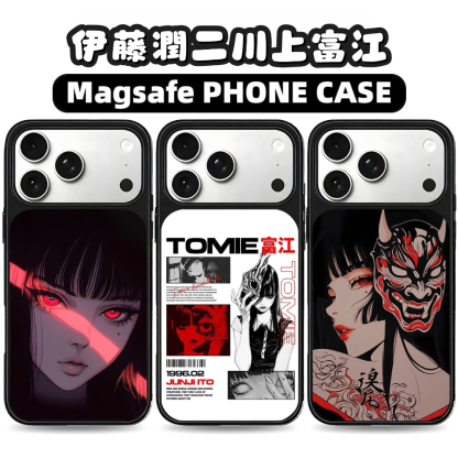 伊藤潤二川上富江聯名手機殼｜MagSafe磁吸防摔保護套