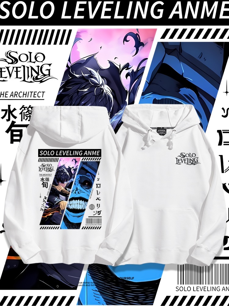 我獨自升級新款 親子情侶男女連帽衛衣