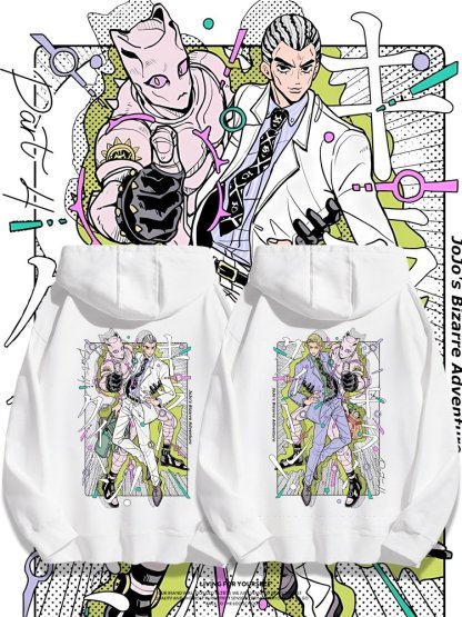 jojo的奇妙冒險 親子情侶男女連帽衛衣