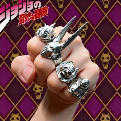 原創JOJO的奇妙冒險動漫周邊角色替身戒指