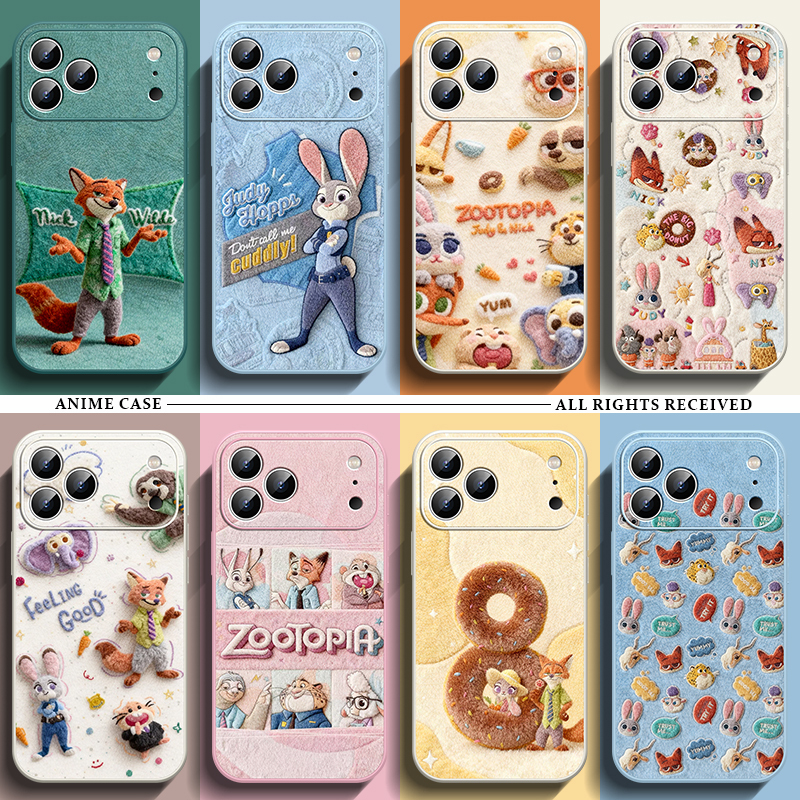 動物方城市 液態矽膠全包防摔軟殼