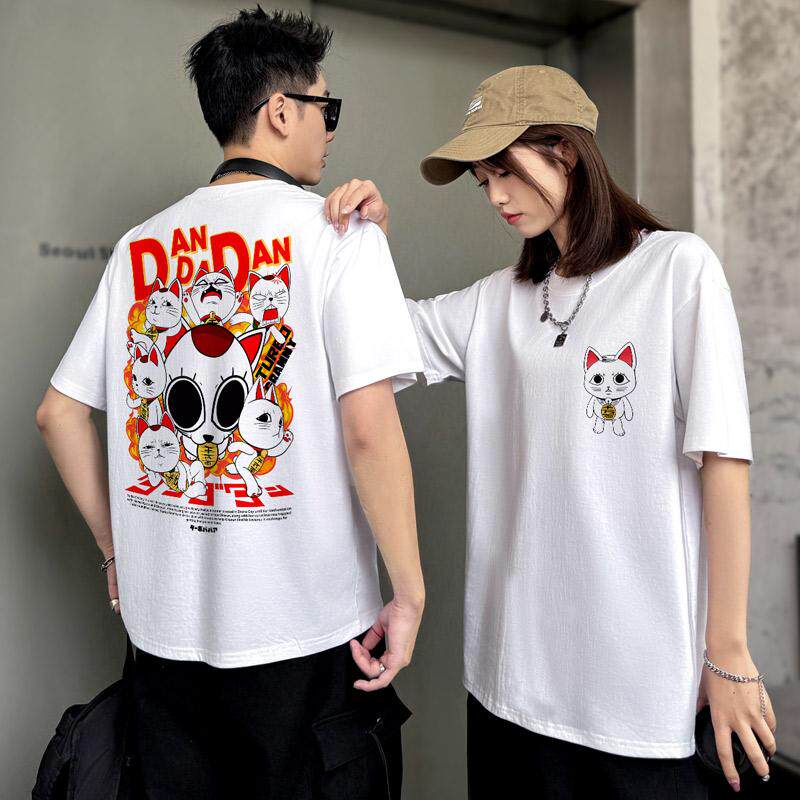 膽大黨 2026親子情侶男女同款 印花短袖T恤