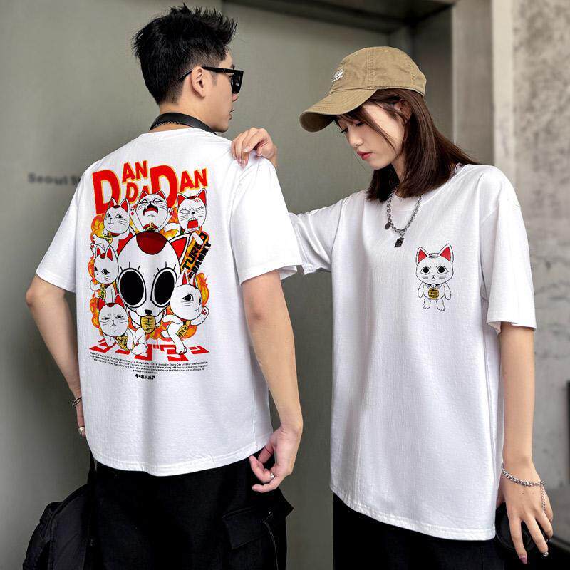 膽大黨 2026親子情侶男女同款 印花短袖T恤