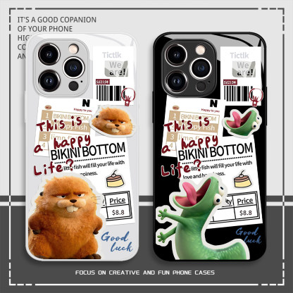 河狸計劃 新款高清全包防摔玻璃殼