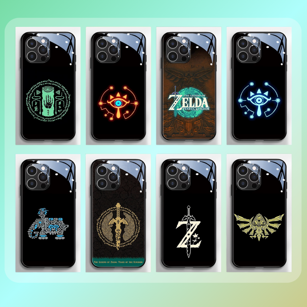 塞爾達新款高清全包防摔玻璃殼