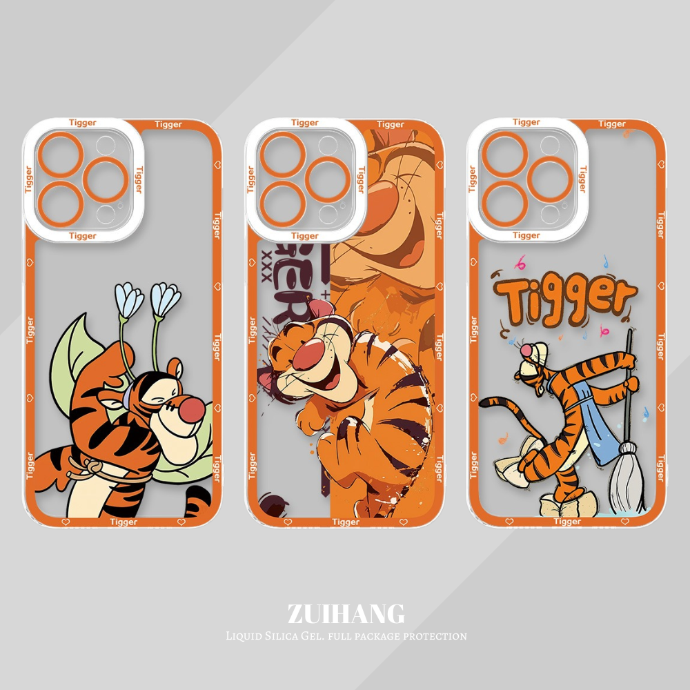 跳跳虎天使眼透明防摔軟殼