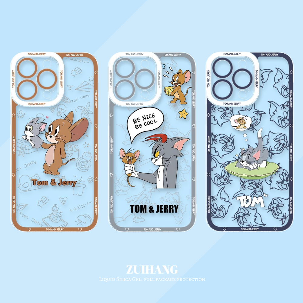 貓和老鼠天使眼透明防摔軟殼