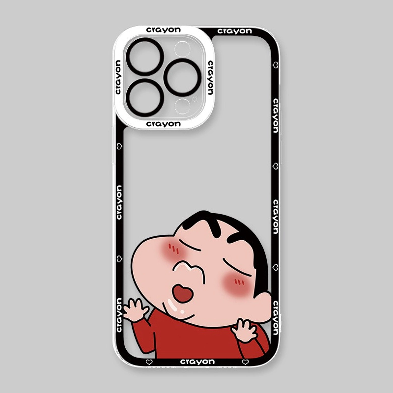 蠟筆小新 天使眼透明防摔軟殼