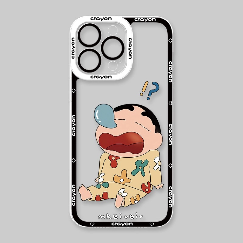 蠟筆小新 天使眼透明防摔軟殼