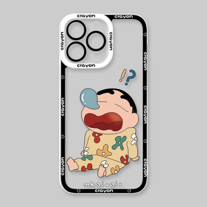 蠟筆小新 天使眼透明防摔軟殼