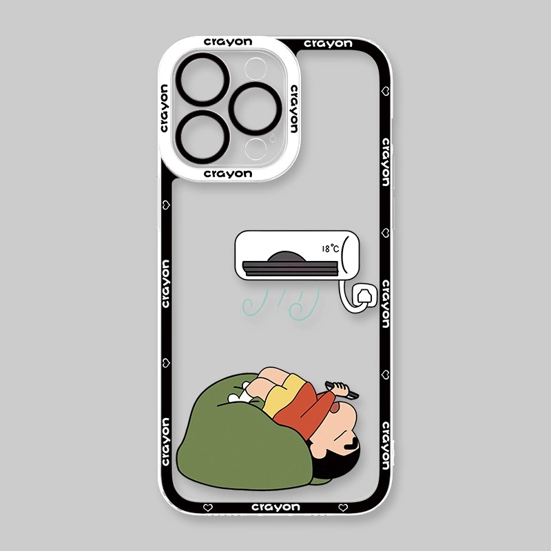 蠟筆小新 天使眼透明防摔軟殼