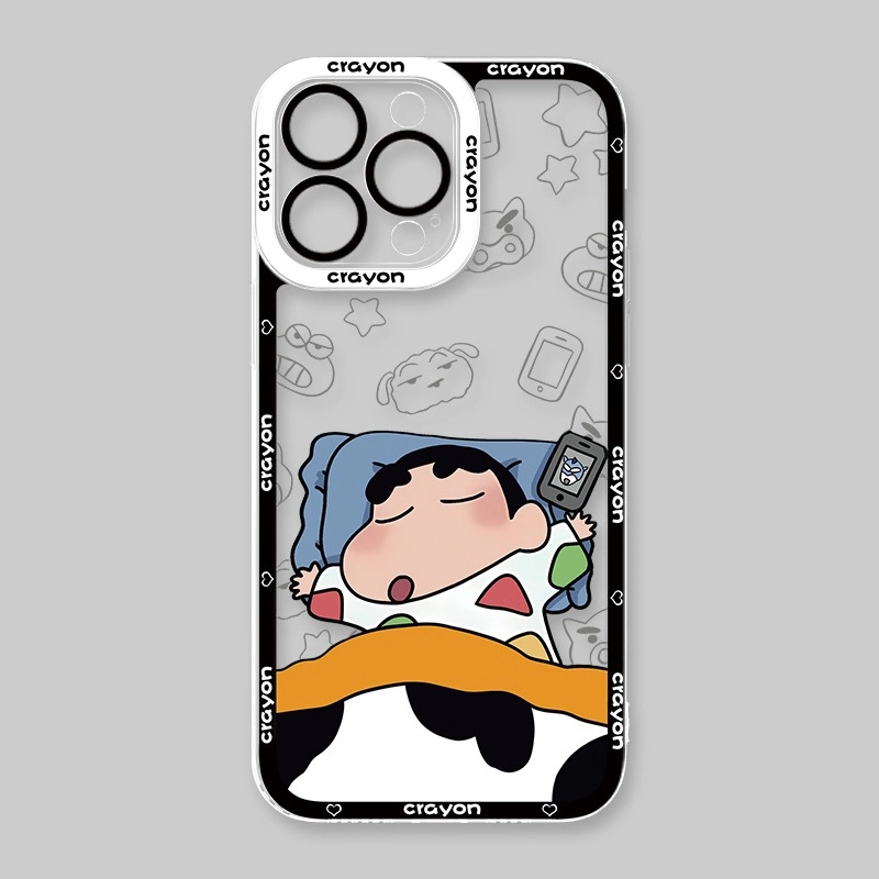 蠟筆小新 天使眼透明防摔軟殼