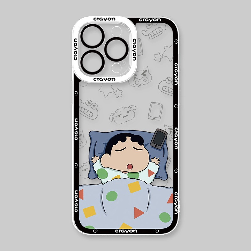 蠟筆小新 天使眼透明防摔軟殼