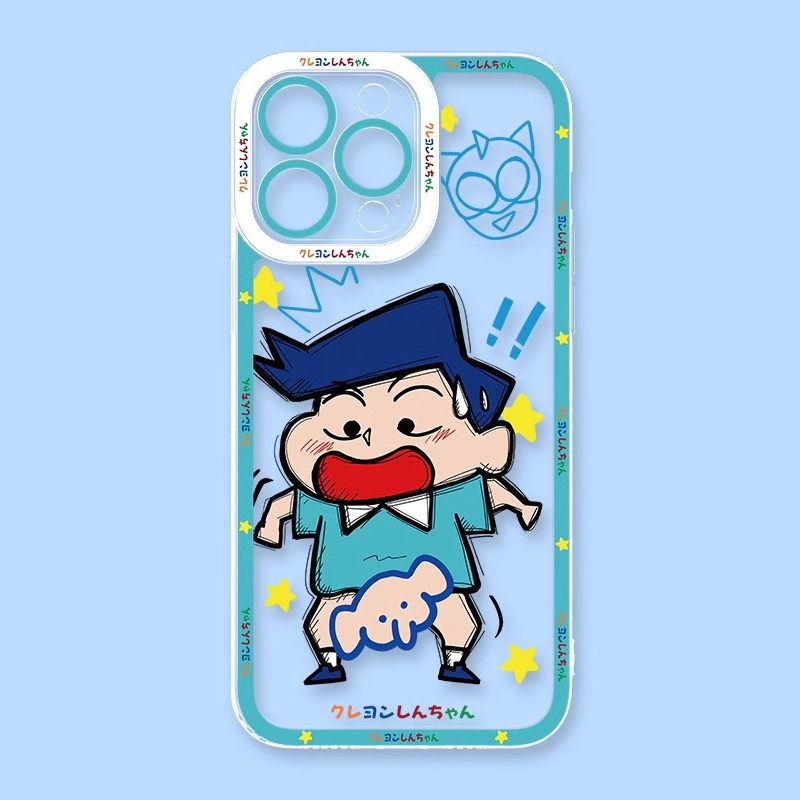 蠟筆小新 天使眼透明防摔軟殼