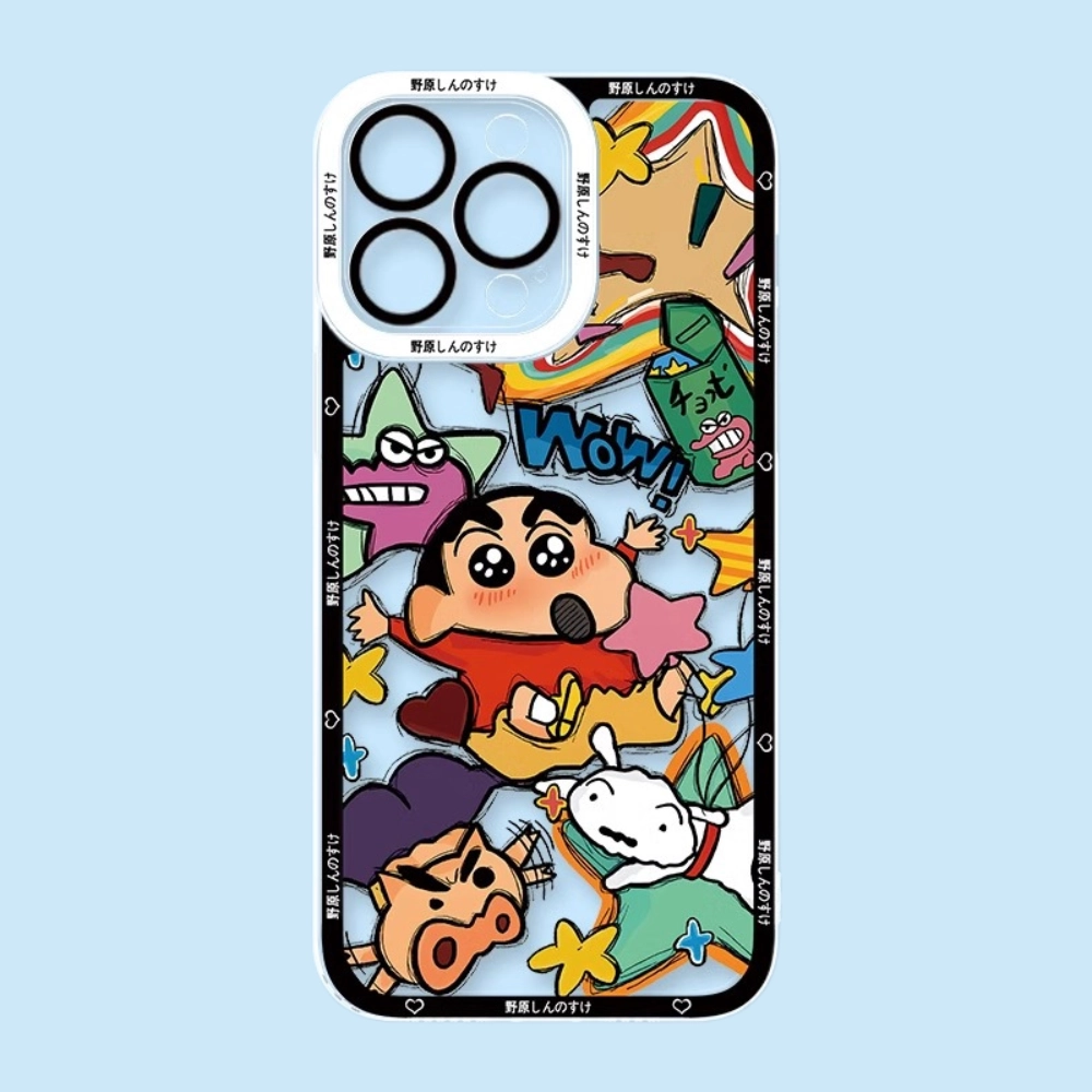 蠟筆小新 天使眼透明防摔軟殼