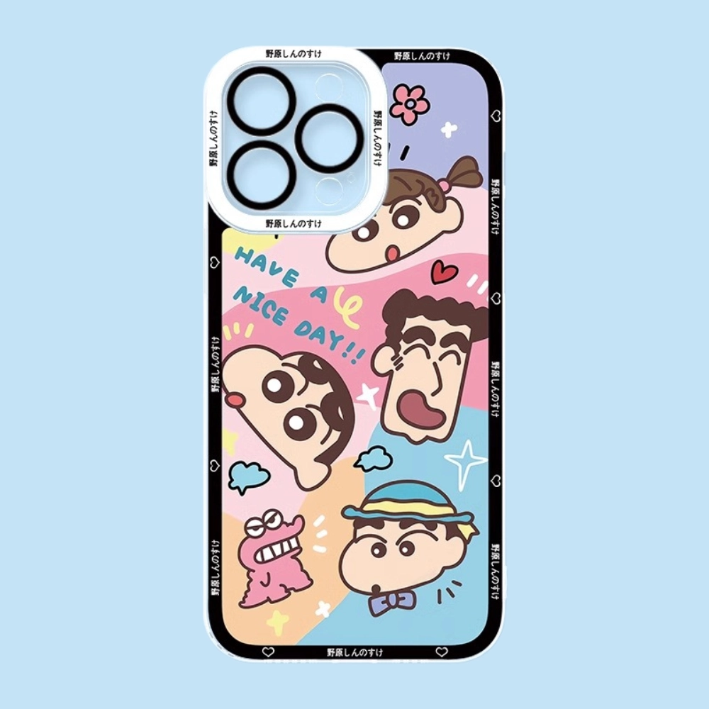 蠟筆小新 天使眼透明防摔軟殼