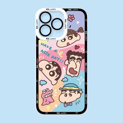 蠟筆小新 天使眼透明防摔軟殼