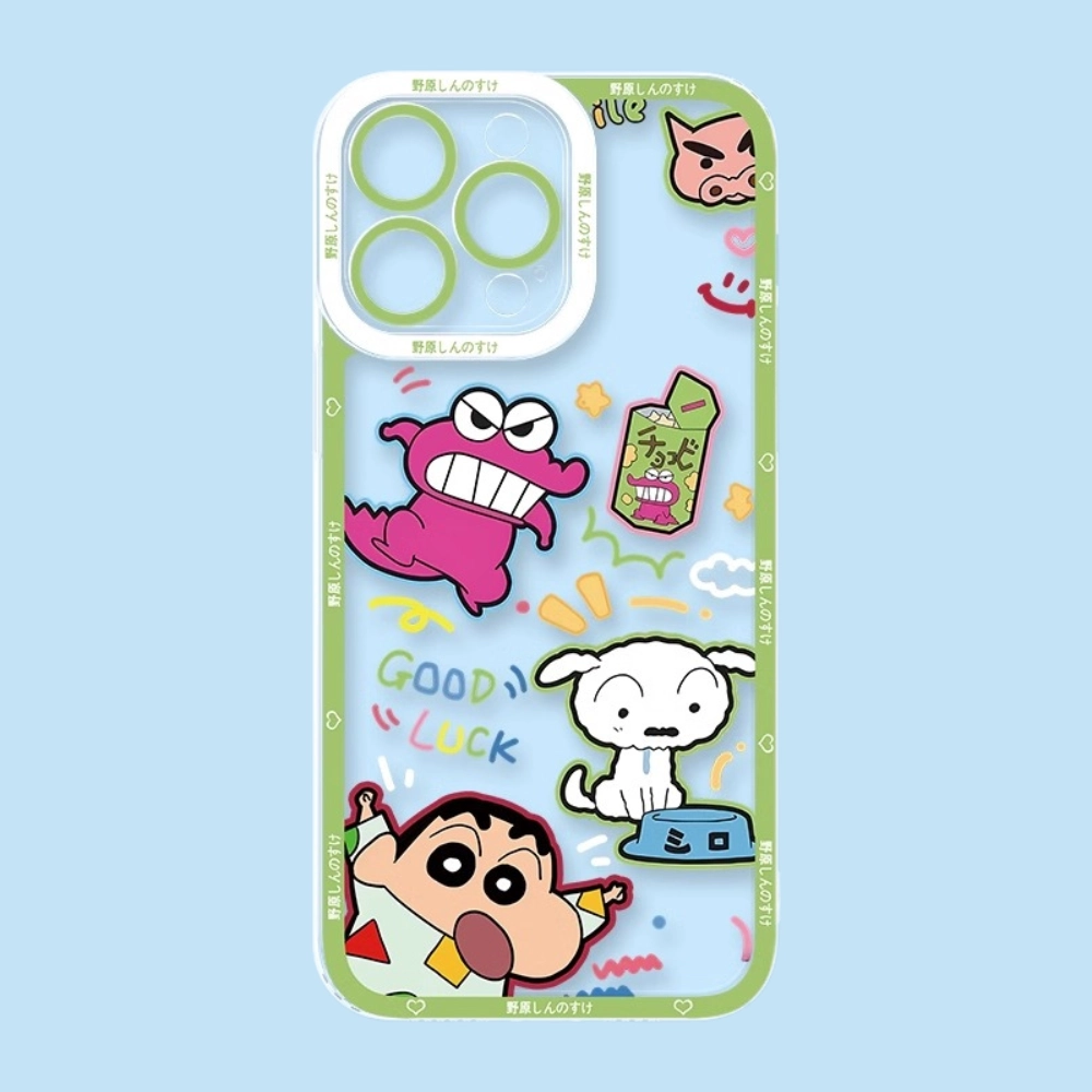 蠟筆小新 天使眼透明防摔軟殼