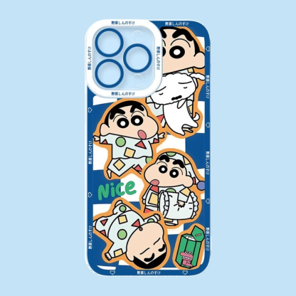 蠟筆小新 天使眼透明防摔軟殼