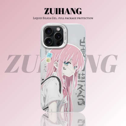 【大集合3.0】動漫彩銀線條漸變防摔手機殼