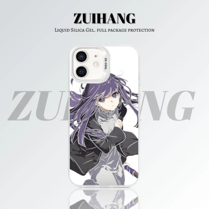 芙莉蓮彩銀線條漸變防摔手機殼