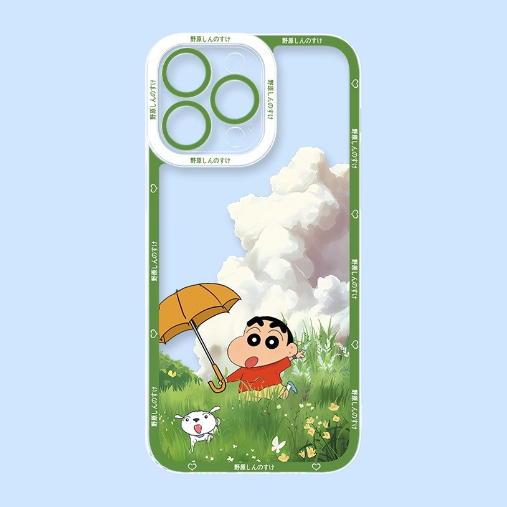 蠟筆小新 天使眼透明防摔軟殼