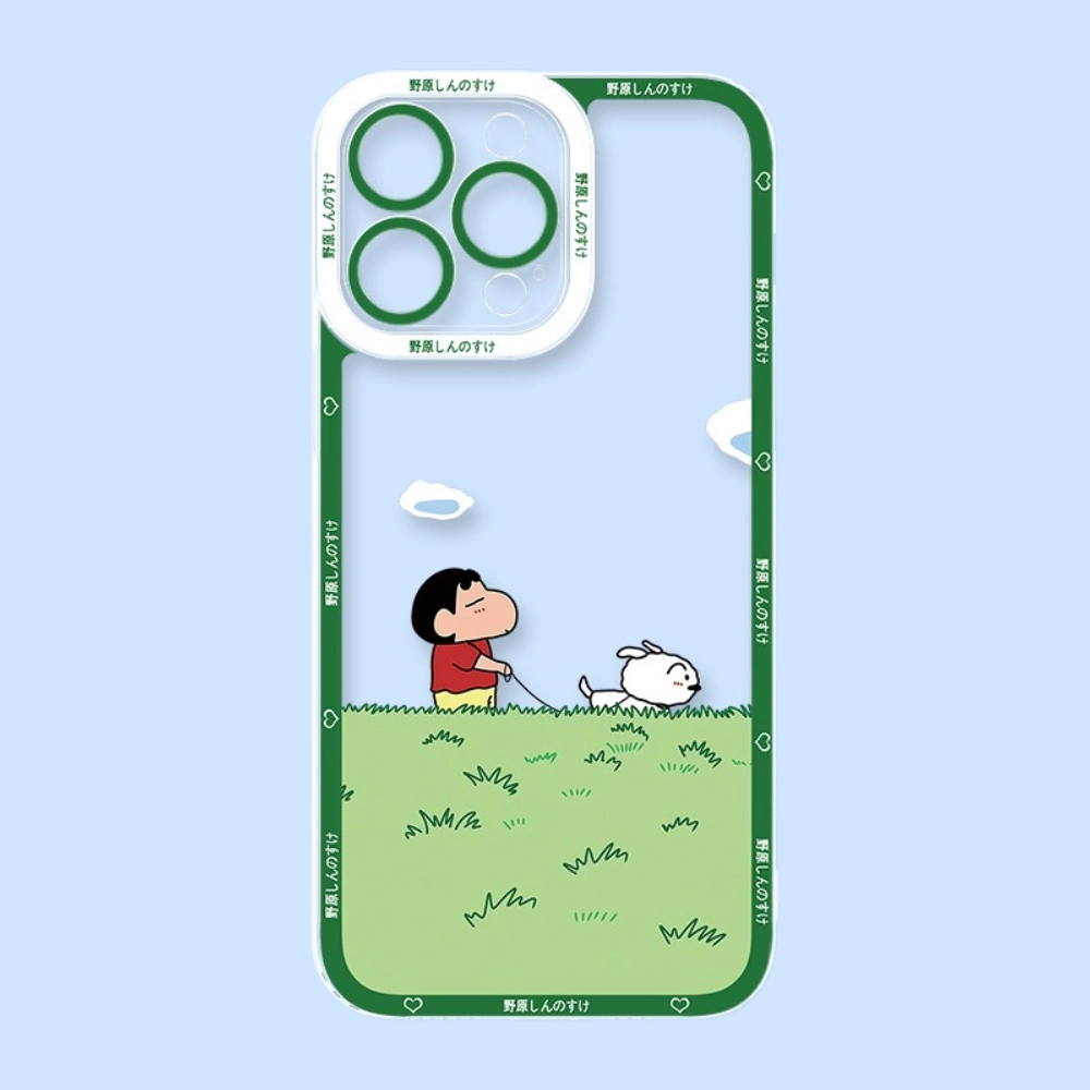 蠟筆小新 天使眼透明防摔軟殼