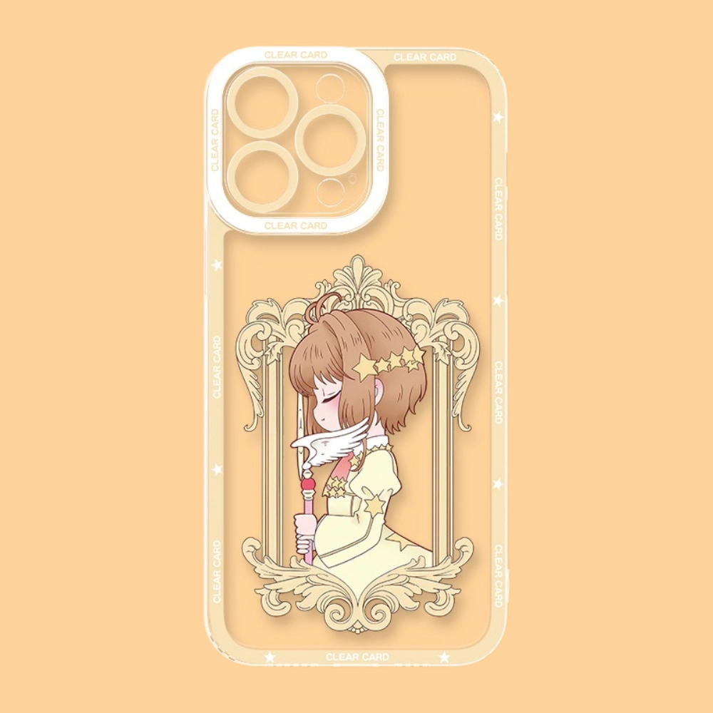 魔卡小櫻 天使眼透明防摔軟殼