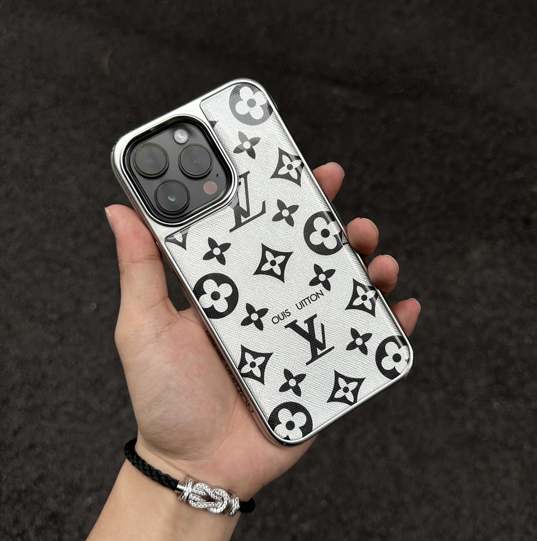 路易威登金屬邊框手機殼