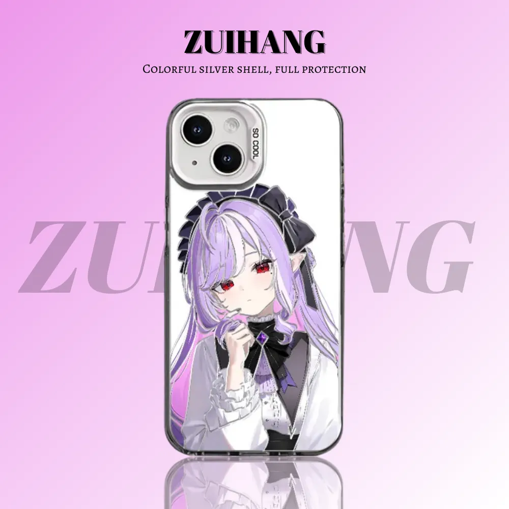 絕區零彩銀線條漸變防摔手機殼