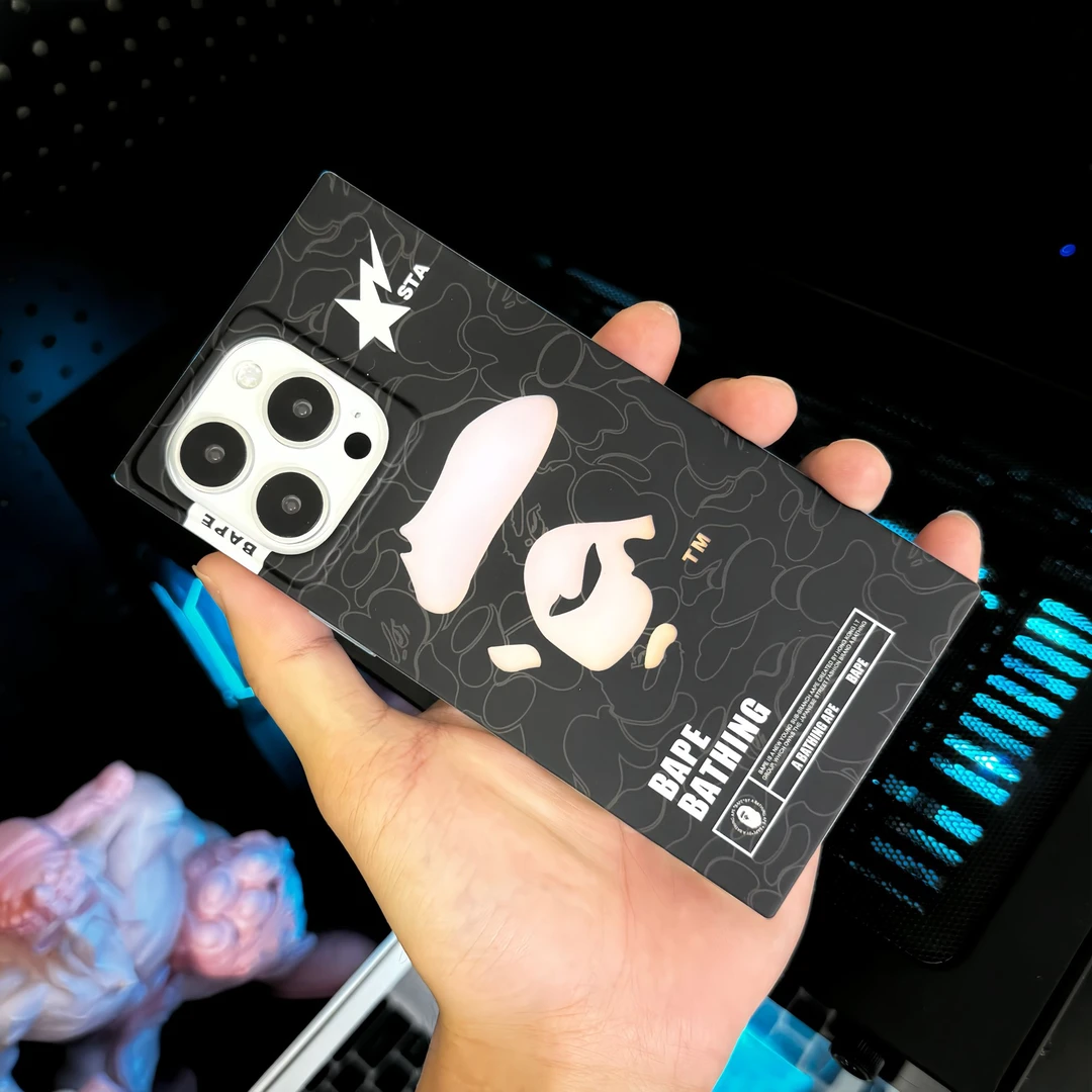 猿人頭鐳射磨砂防摔手機殼