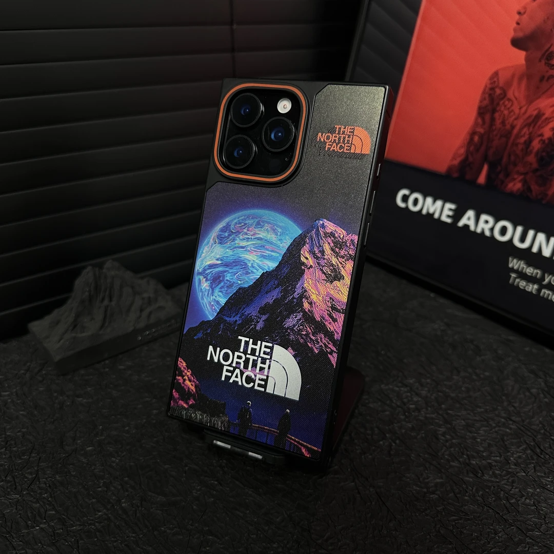 北面雪山鐳射手機殼