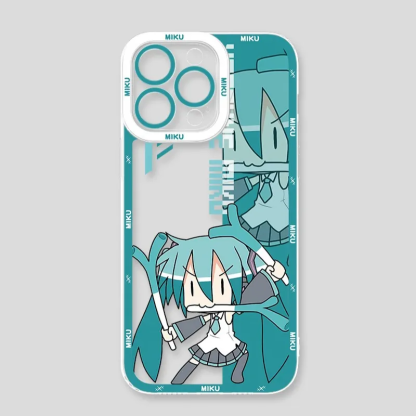 初音未來天使眼透明防摔軟殼