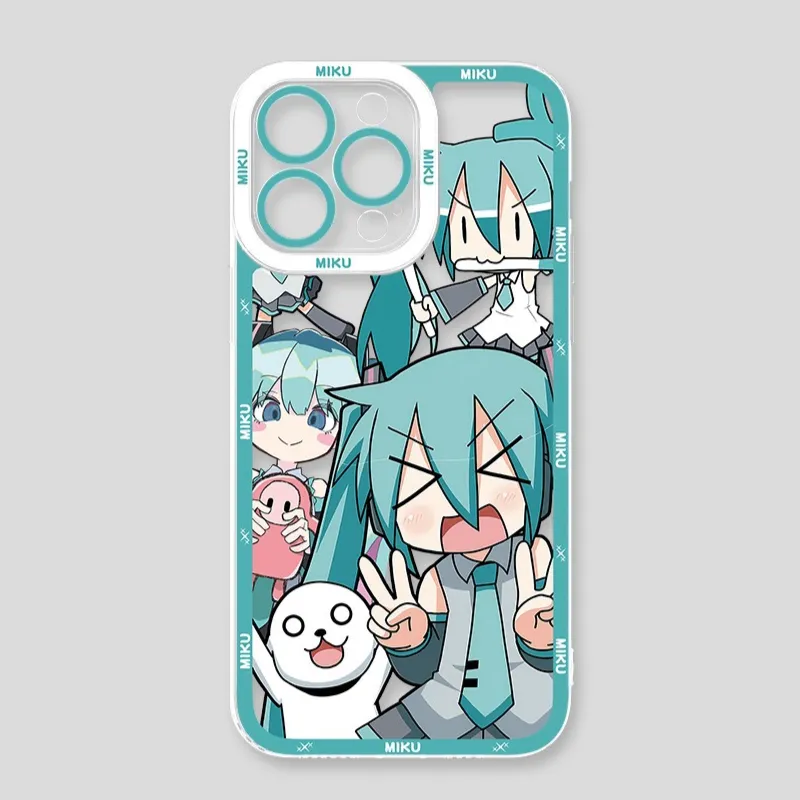 初音未來天使眼透明防摔軟殼