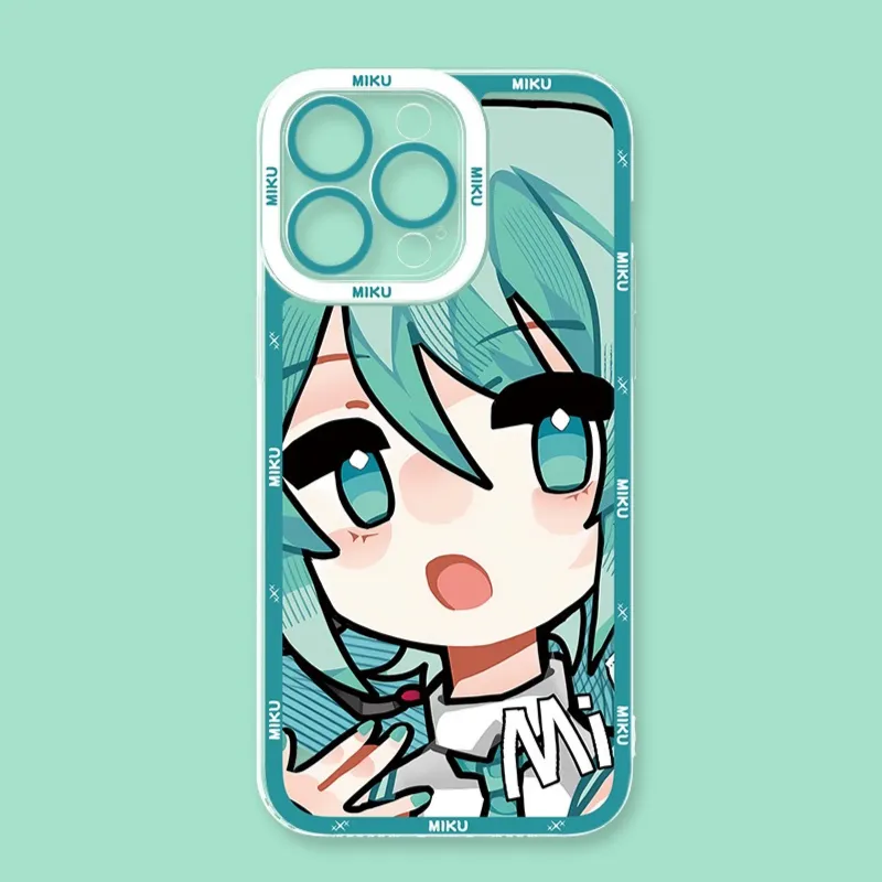 初音未來天使眼透明防摔軟殼