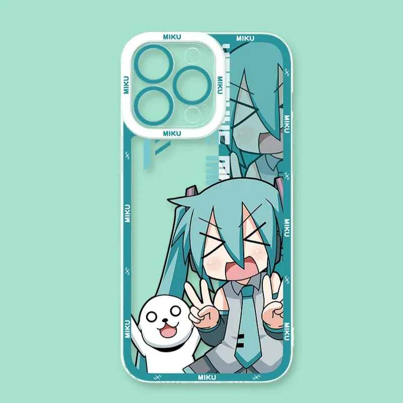 初音未來天使眼透明防摔軟殼